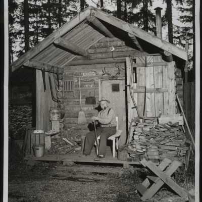 Frank Ott's Log Cabin Home