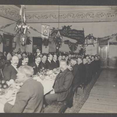 Commercial Club Gathering 1907 - Harding Building, Oregon City