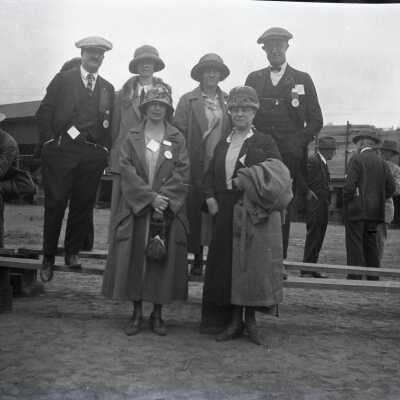 People in Front of Sawmill, #2.