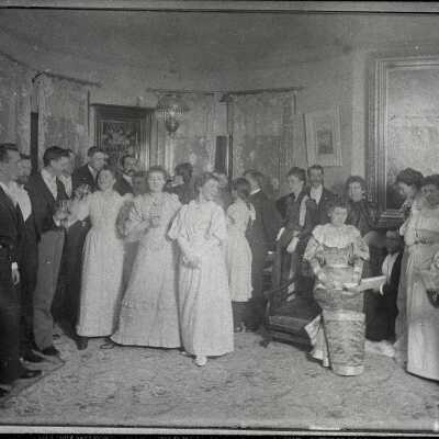 Party Members in Old Chase House.