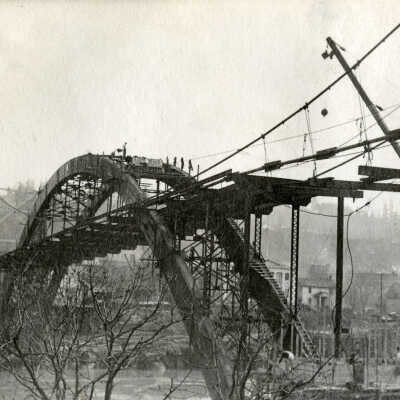 Construction of Arch Bridge, #1.