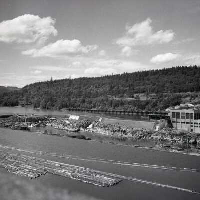 Willamette Falls 1960 - West Linn Mills