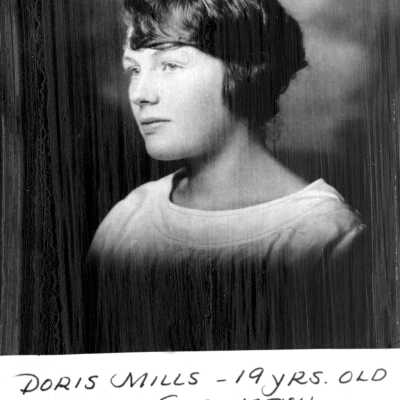 Doris Mills Graduation Photo, 1922.: Copyright: None; Origsize: 4" x 6"; Origformat: Print-Photographic