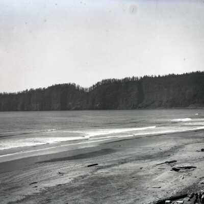 The Pacific Ocean Beach - Boy Scout Camp Merriwether, Oregon - Negative