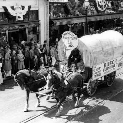 Oregon City Territorial Days Parade 1947 - Main Street