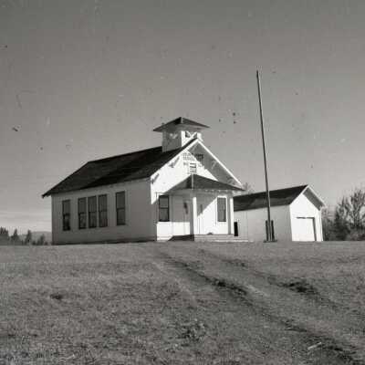 Mount Hope School, District #122, Road View.
