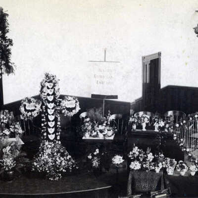 Easter Service, 1st Congregational Church - 1893