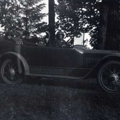 Woman in Open Car, #3.