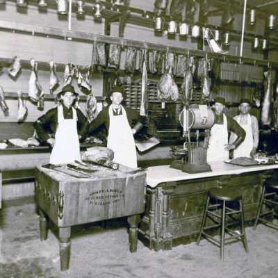 Pioneer Meat Market 1908 - 5th and Main