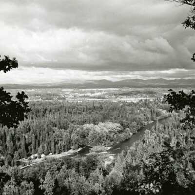 Clackamas River Valley, 1950s: Origformat: Print-Photographic