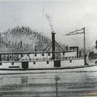 Steamboat "Relief" 1858 - Drawing