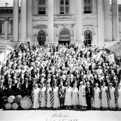 Spanish-American War Veteran's convention, 1933. Salem, Oregon