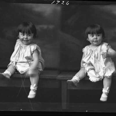 Photograph of a child for Mrs. A Frank - May 1930 - Negative