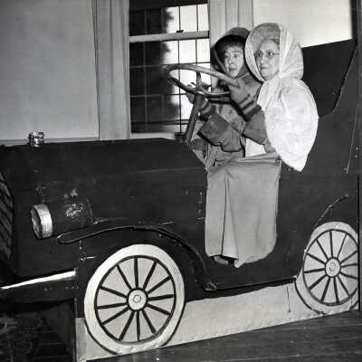 Paper Box Car for Church Benefit -1952