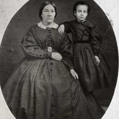 Eloise McLoughlin Harvey and Daughter, Angeline