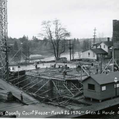 The Building of the Clackamas County Court House, #2
