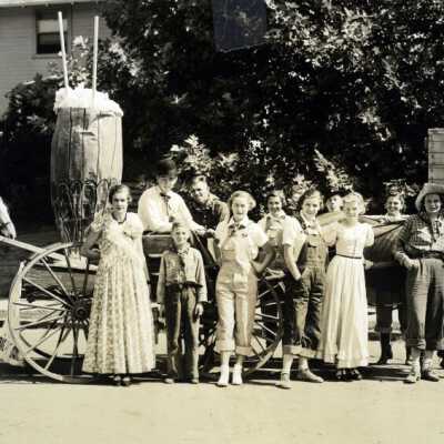 Oregon City Territorial Days Parade 1937 - Ice Cream Soda Float