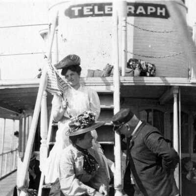 Wallie Mauzey on Passenger Boat.
