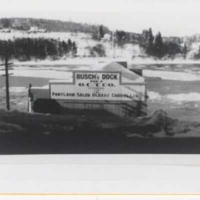 Busch's Dock 1923 - Oregon City