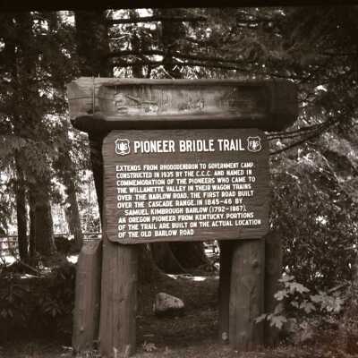 Barlow Road Marker #2 (Summit Pass), Mt. Hood