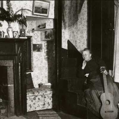 Rose Farm, Miss Mary L. Holmes in Sitting Room