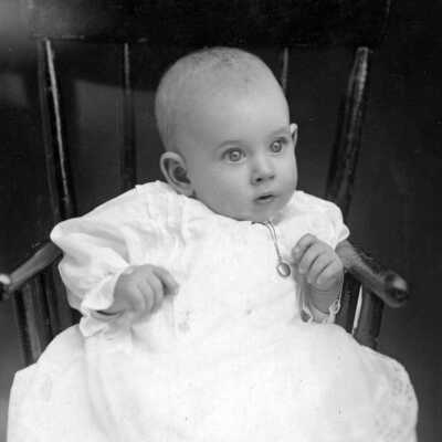 Verna Manning as a Baby.
