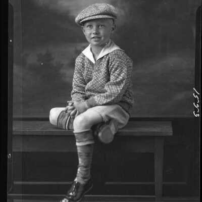 Photograph of a child for mrs. Carter - March 1930 - Negative