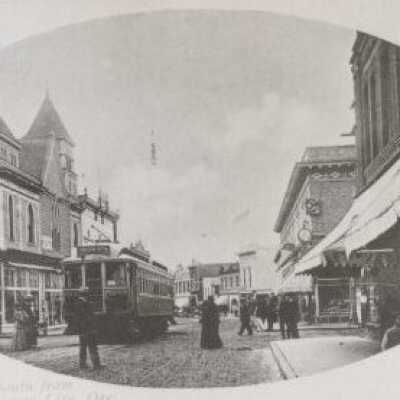 Oregon City Main Street at 7th - 1910