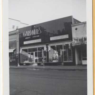 Gardner's Jewelry Store Oregon City 1953