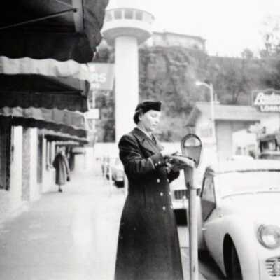 Eva Johnson, Meter Maid in Oregon City