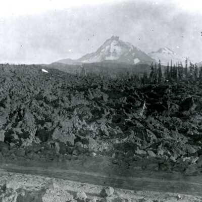 Lava Fields and Three Sisters, Deschutes County, OR