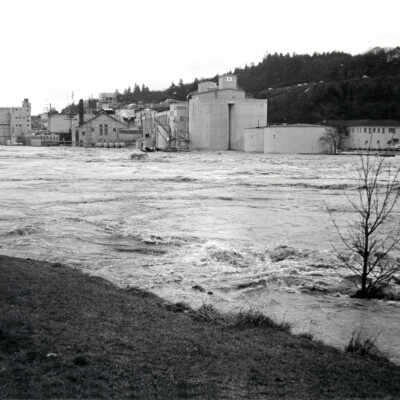 1964 Flood - Crown Zellerbach Paper Mill - West Linn