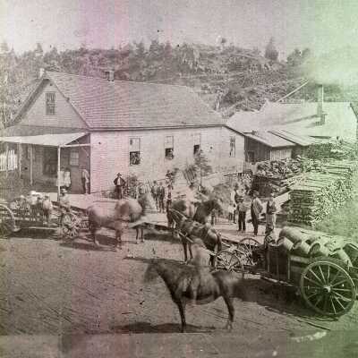 Oregon City Brewery 1880 - 8th and Main Streets