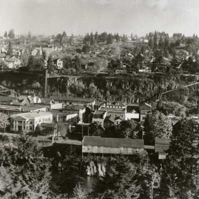 Oregon City 1914 - from West Linn