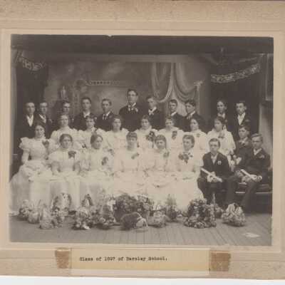 Barclay School Students 1897 - Graduating Class