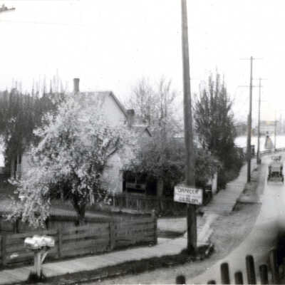 View of Pacific Highway at Canemah - 1919