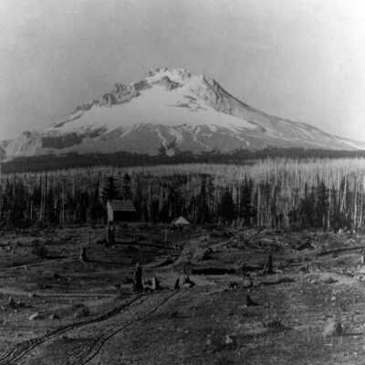 Government Camp, Mt. Hood, 1890: Copyright: Clackamas County Historical Society; Origsize: 8x10; Origformat: Print-Photographic