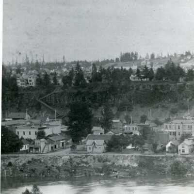 Oregon City from W .Linn, 1897