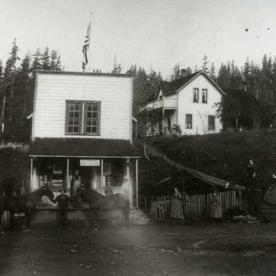 Barton Store and Post Office - 1900 - Barton, Oregon