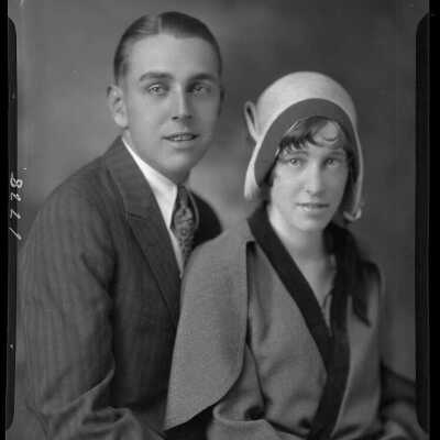Photo of a couple for Mrs Meeks - June 1930