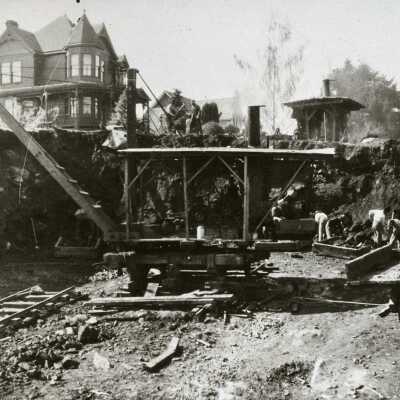 Construction on Washington St., Oregon City