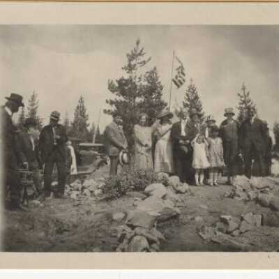 Government Camp 1925 - Barlow Road Marker Dedication