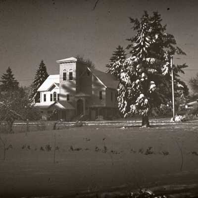 Jennings Lodge Church 1966 - Grace Community Congregational Church - January Snow