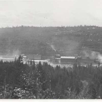 1943 Flood - West Linn Mills Viewed from Oregon City