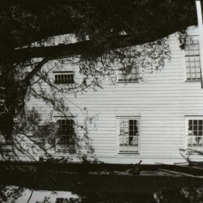 McLoughlin House, Street Side, after Wind Storm.