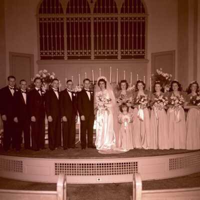 West L. Anderson Wedding Photograph - December 1941