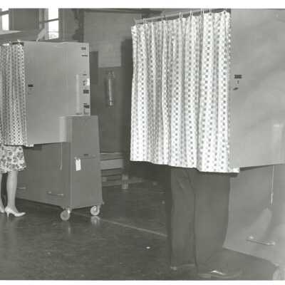 First Voters in New Voting Machines.