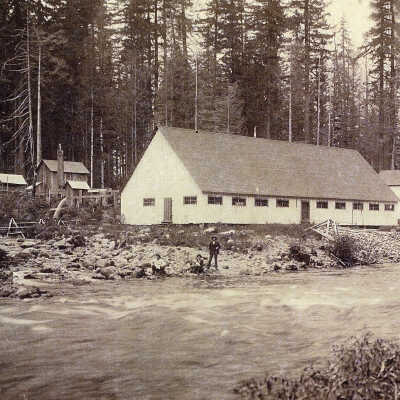 Boulder River/Salmon River fish hatchery, 1900.