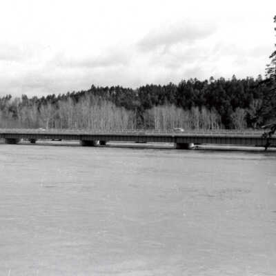 1964 Flood - Cascade Highway Bridge across Clackamas River