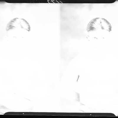 Photograph of a man for E. Newton - March 1930 - Negative